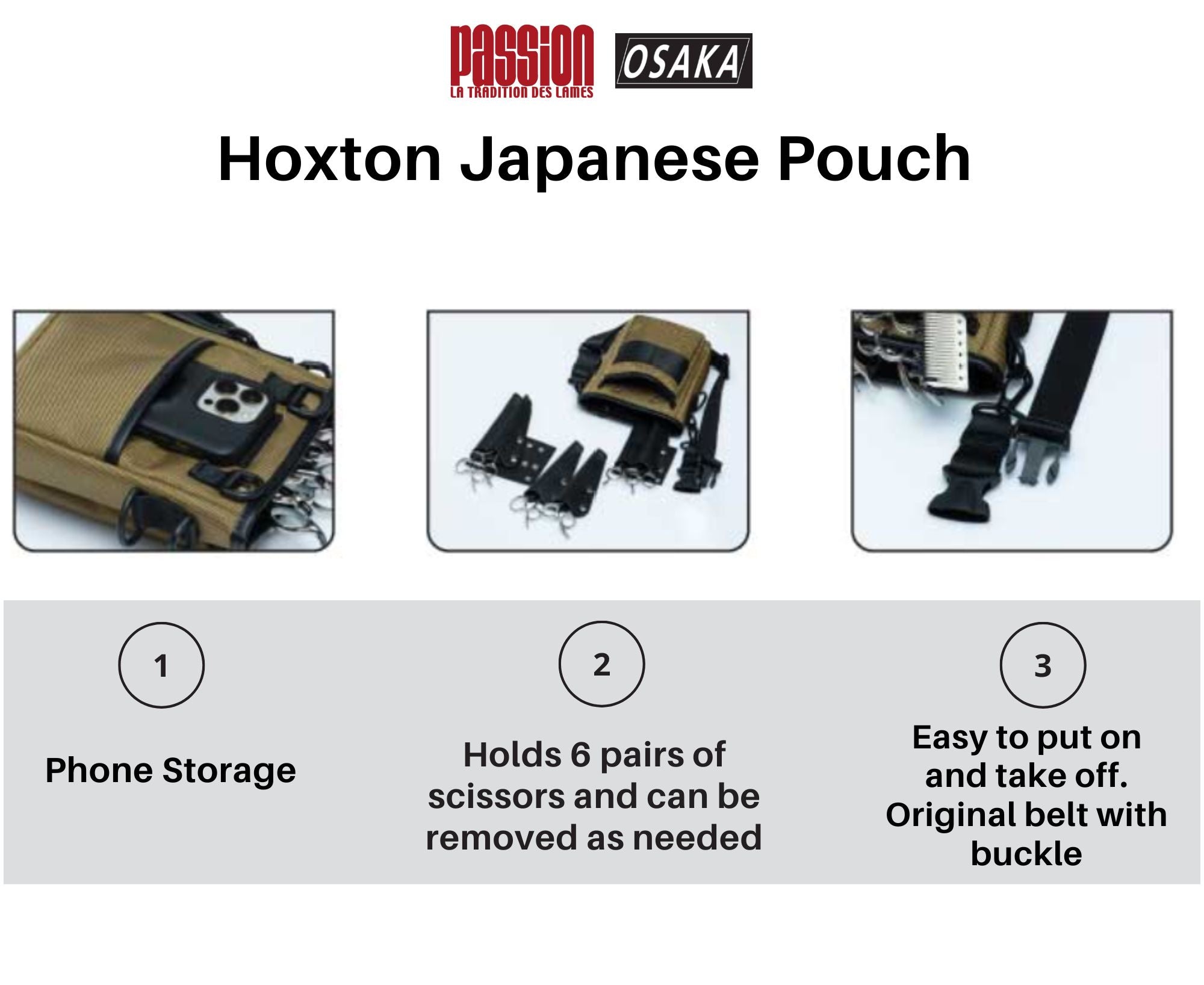 Japanese Hoxton Scissor Pouch