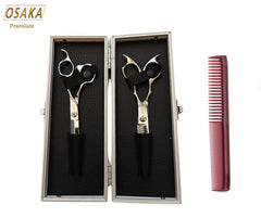 Osaka Premium Japanese Scissors YMS/DUO Cobalt Set